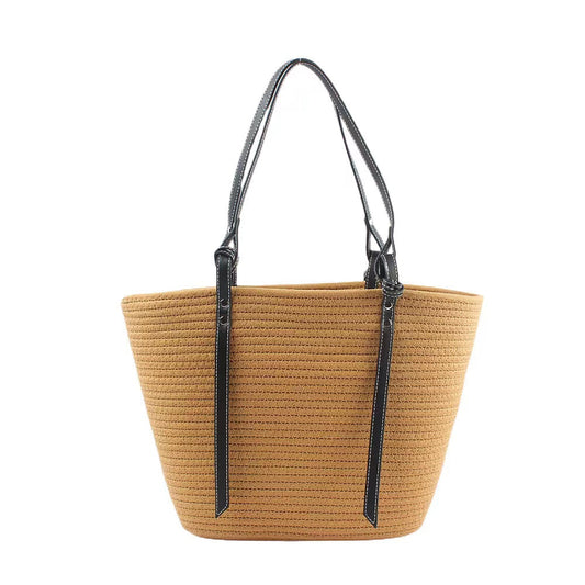 Mini Semi-circle Rattan Straw Bag, Hand-woven Women Summer Retro Beach Tote Shoulder Bag Crossbody Travel Beach Bag